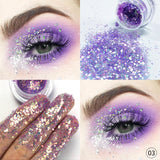 Multicolor Glitter Eyeshadow Loose Powder Pigment Cosmetics Diamond Loose Lips Eyes Shining Makeup Women Beauty Makeup