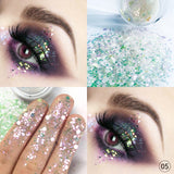 Multicolor Glitter Eyeshadow Loose Powder Pigment Cosmetics Diamond Loose Lips Eyes Shining Makeup Women Beauty Makeup