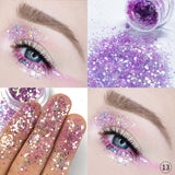 Multicolor Glitter Eyeshadow Loose Powder Pigment Cosmetics Diamond Loose Lips Eyes Shining Makeup Women Beauty Makeup