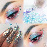 Multicolor Glitter Eyeshadow Loose Powder Pigment Cosmetics Diamond Loose Lips Eyes Shining Makeup Women Beauty Makeup