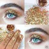 Multicolor Glitter Eyeshadow Loose Powder Pigment Cosmetics Diamond Loose Lips Eyes Shining Makeup Women Beauty Makeup