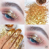 Multicolor Glitter Eyeshadow Loose Powder Pigment Cosmetics Diamond Loose Lips Eyes Shining Makeup Women Beauty Makeup