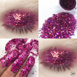 Multicolor Glitter Eyeshadow Loose Powder Pigment Cosmetics Diamond Loose Lips Eyes Shining Makeup Women Beauty Makeup