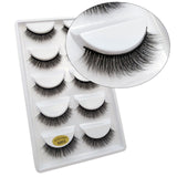 5 pairs 100% Real Fake Mink Eyelashes 3D Natural False Eyelashes 3d Mink Lashes Soft Eyelash Extension Makeup Kit Cilios G806