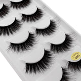 5 pairs 100% Real Fake Mink Eyelashes 3D Natural False Eyelashes 3d Mink Lashes Soft Eyelash Extension Makeup Kit Cilios G806