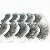 5 pairs 100% Real Fake Mink Eyelashes 3D Natural False Eyelashes 3d Mink Lashes Soft Eyelash Extension Makeup Kit Cilios G806