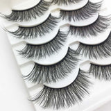 5 pairs 100% Real Fake Mink Eyelashes 3D Natural False Eyelashes 3d Mink Lashes Soft Eyelash Extension Makeup Kit Cilios G806