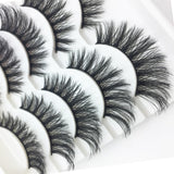 5 pairs 100% Real Fake Mink Eyelashes 3D Natural False Eyelashes 3d Mink Lashes Soft Eyelash Extension Makeup Kit Cilios G806