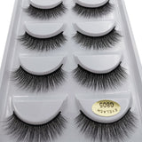 5 pairs mink eyelashes false eyelashes natural handmade 3d mink lashes false eyelash extension makeup cilios maquiagem faux cils