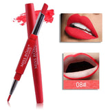 MISS ROSE 14 Color Double-end Lipsticks Lasting Lipliner Waterproof Profissional Moisturizer Lip Liner Stick Pencil batom matte