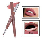 MISS ROSE 14 Color Double-end Lipsticks Lasting Lipliner Waterproof Profissional Moisturizer Lip Liner Stick Pencil batom matte