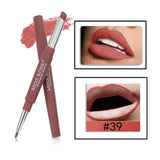 MISS ROSE 14 Color Double-end Lipsticks Lasting Lipliner Waterproof Profissional Moisturizer Lip Liner Stick Pencil batom matte