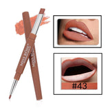 MISS ROSE 14 Color Double-end Lipsticks Lasting Lipliner Waterproof Profissional Moisturizer Lip Liner Stick Pencil batom matte