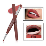 MISS ROSE 14 Color Double-end Lipsticks Lasting Lipliner Waterproof Profissional Moisturizer Lip Liner Stick Pencil batom matte