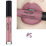 12Colors Long Lasting Waterproof Liquid Pencil Matte Lipstick Lip Gloss Makeup Nonstick cup