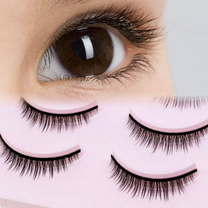 5 Pairs New 3D Mink Popular Natural Short Cross False Eyelashes Daily eye lashes Girls Makeup Necessaries eyelashes maquiagem