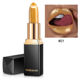 HANDAIYAN Brand Makeup Chameleon Lipstick Long Lasting Pearly Lip Gloss Fashion Lip Stick Red Velvet maquiagem TSLM2