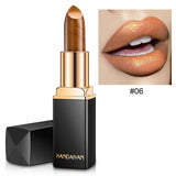 HANDAIYAN Brand Makeup Chameleon Lipstick Long Lasting Pearly Lip Gloss Fashion Lip Stick Red Velvet maquiagem TSLM2