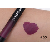 12 Colors Waterproof Matte Liquid Lipstick long-lasting Red Black Lip gloss Makeup Stick Nude Beauty Lip Tint Korea Cosmetics