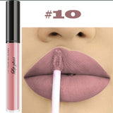 12 Colors Waterproof Matte Liquid Lipstick long-lasting Red Black Lip gloss Makeup Stick Nude Beauty Lip Tint Korea Cosmetics