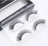 HBZGTLAD 2 pairs natural false eyelashes fake lashes long makeup 3d mink eyelashes eyelash extension mink eyelashes for beauty