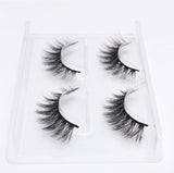 HBZGTLAD 2 pairs natural false eyelashes fake lashes long makeup 3d mink eyelashes eyelash extension mink eyelashes for beauty