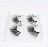 HBZGTLAD 2 pairs natural false eyelashes fake lashes long makeup 3d mink eyelashes eyelash extension mink eyelashes for beauty