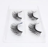 HBZGTLAD 2 pairs natural false eyelashes fake lashes long makeup 3d mink eyelashes eyelash extension mink eyelashes for beauty