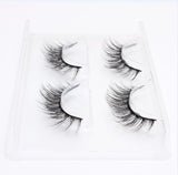 HBZGTLAD 2 pairs natural false eyelashes fake lashes long makeup 3d mink eyelashes eyelash extension mink eyelashes for beauty