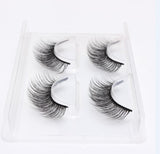 HBZGTLAD 2 pairs natural false eyelashes fake lashes long makeup 3d mink eyelashes eyelash extension mink eyelashes for beauty