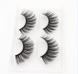 HBZGTLAD 2 pairs natural false eyelashes fake lashes long makeup 3d mink eyelashes eyelash extension mink eyelashes for beauty