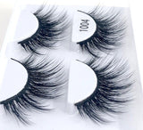 HBZGTLAD 2 pairs natural false eyelashes fake lashes long makeup 3d mink eyelashes eyelash extension mink eyelashes for beauty