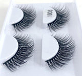 HBZGTLAD 2 pairs natural false eyelashes fake lashes long makeup 3d mink eyelashes eyelash extension mink eyelashes for beauty