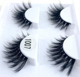 HBZGTLAD 2 pairs natural false eyelashes fake lashes long makeup 3d mink eyelashes eyelash extension mink eyelashes for beauty