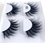 HBZGTLAD 2 pairs natural false eyelashes fake lashes long makeup 3d mink eyelashes eyelash extension mink eyelashes for beauty