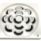 HBZGTLAD 1/2/7 pairs natural false eyelashes fake lashes long makeup 3d mink lashes eyelash extension mink eyelashes for beauty