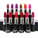 2019 New Sexy Color Beauty Red Lips Baton Matte Velvet Lip Stick Waterproof Makeup Pigment Brown Nude Matte Lipstick Pencils