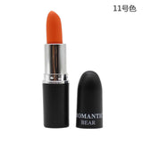 2019 New Sexy Color Beauty Red Lips Baton Matte Velvet Lip Stick Waterproof Makeup Pigment Brown Nude Matte Lipstick Pencils