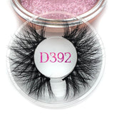 Mikiwi D390 Mink Eyelashes 3D Mink Lashes Thick HandMade Full Strip Lashes Cruelty Free Luxury Makeup Dramatic Lashes