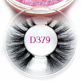 Mikiwi D390 Mink Eyelashes 3D Mink Lashes Thick HandMade Full Strip Lashes Cruelty Free Luxury Makeup Dramatic Lashes