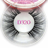 Mikiwi D390 Mink Eyelashes 3D Mink Lashes Thick HandMade Full Strip Lashes Cruelty Free Luxury Makeup Dramatic Lashes