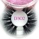 Mikiwi D390 Mink Eyelashes 3D Mink Lashes Thick HandMade Full Strip Lashes Cruelty Free Luxury Makeup Dramatic Lashes