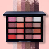 NAQIER Eye Makeup Nudes Palette 40 Color Matte Eyeshadow Pallete glitter powder Eye Shadows Earth brush set stamps pigment