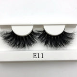 Mikiwi 25mm 3D Mink Lashes E04 100% Cruelty free Thick soft Natural 25mm Mink Lashes False Eyelashes Makeup Dramatic Long Lashes