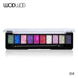 WODWOD Brand Makeup Palette 10 Color Nude Matte Eyeshadow Shimmer Diamond Glitter Eye Shadow