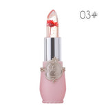 Moisturizer Long-lasting Jelly Flower Lipstick Makeup Temperature Changed Colorful Lip Blam Pink Pintalabios Transparent