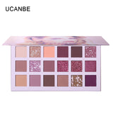 UCANBE Aromas Nude Eye Shadow Palette 18 Color Eyeshadow Shimmer Matte Glitter Powder Waterproof Paleta De Sombra Makeup Pallete