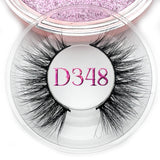 Mikiwi D390 Mink Eyelashes 3D Mink Lashes Thick HandMade Full Strip Lashes Cruelty Free Luxury Makeup Dramatic Lashes