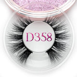 Mikiwi D390 Mink Eyelashes 3D Mink Lashes Thick HandMade Full Strip Lashes Cruelty Free Luxury Makeup Dramatic Lashes