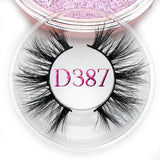 Mikiwi D390 Mink Eyelashes 3D Mink Lashes Thick HandMade Full Strip Lashes Cruelty Free Luxury Makeup Dramatic Lashes